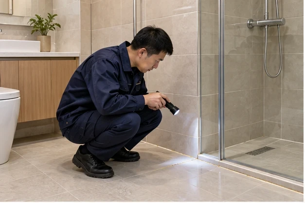 立霖维修-防水补漏.webp;示意素材,非本次现场照片
